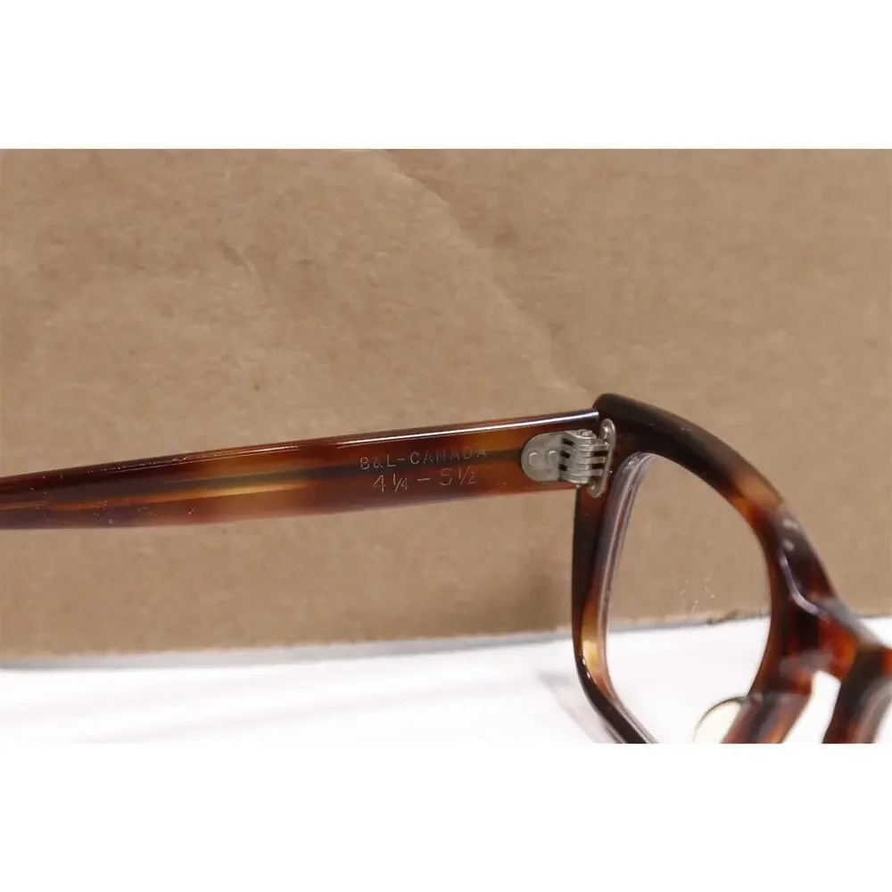 B&L Bausch & Lomb Canada Vintage Tortoise Eyeglasses 4 1/4 - 5 1/2